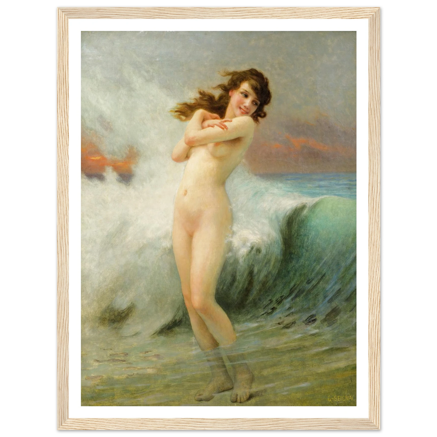 The Wave Art Print | Guillaume Seignac-Quipham Collections