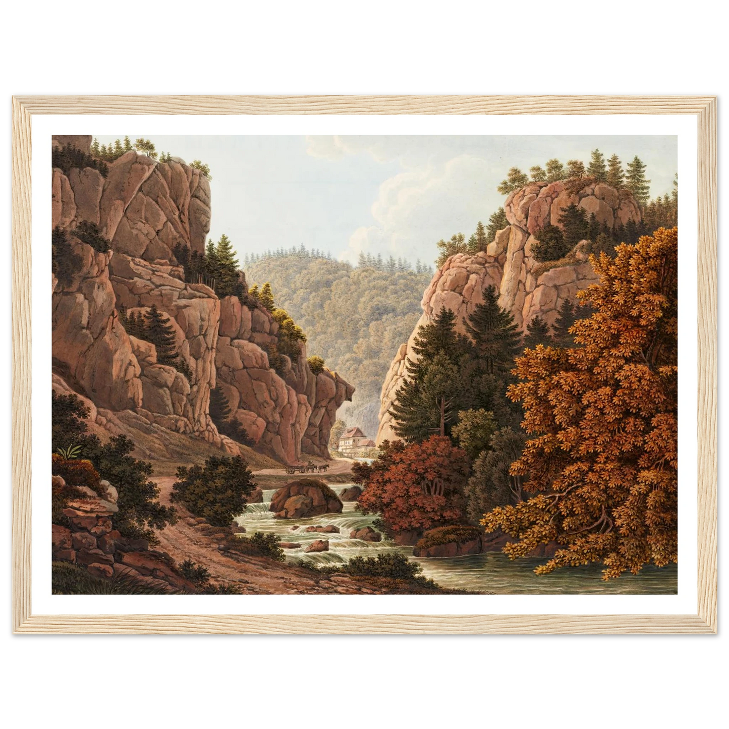 Entrée du Val de Moutier Art Print | Peter Birmann-Quipham Collections