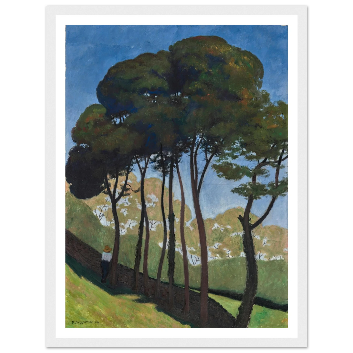 Les Grands Arbres, environs d’Honfleur (1909) Art Print | Felix Vallotton-Quipham Collections