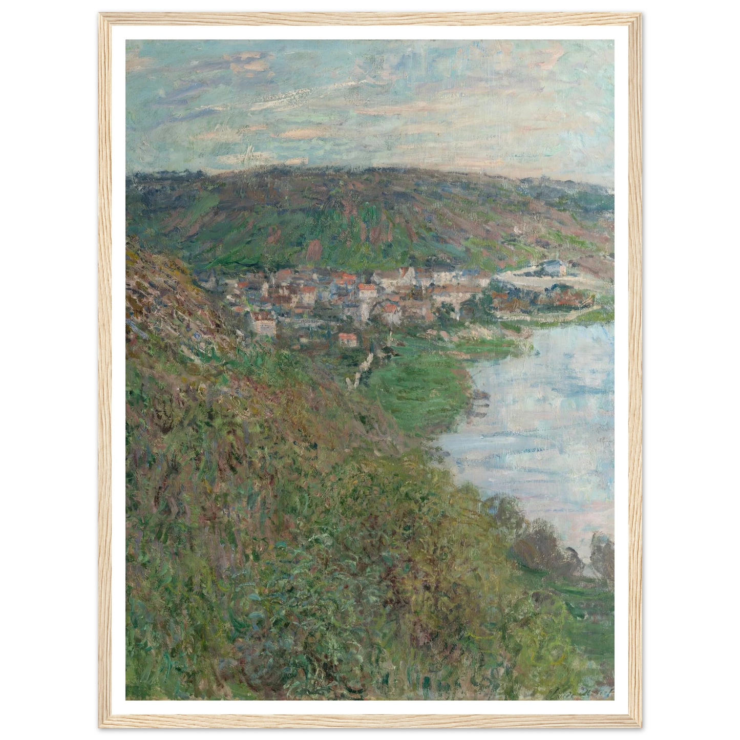 View of Vétheuil (1880) Art Print | Claude Monet-Quipham Collections