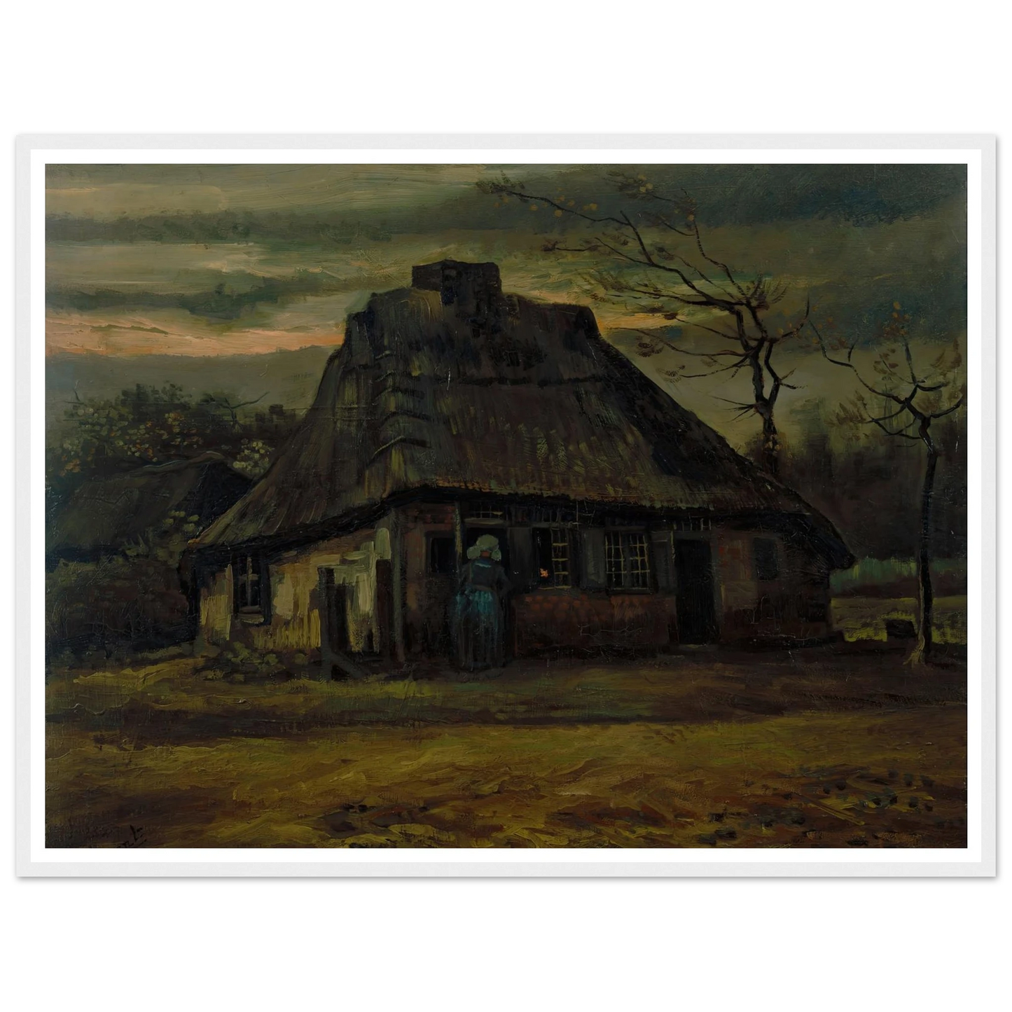 The cottage (1885) Art Print | Vincent van Gogh-Quipham Collections