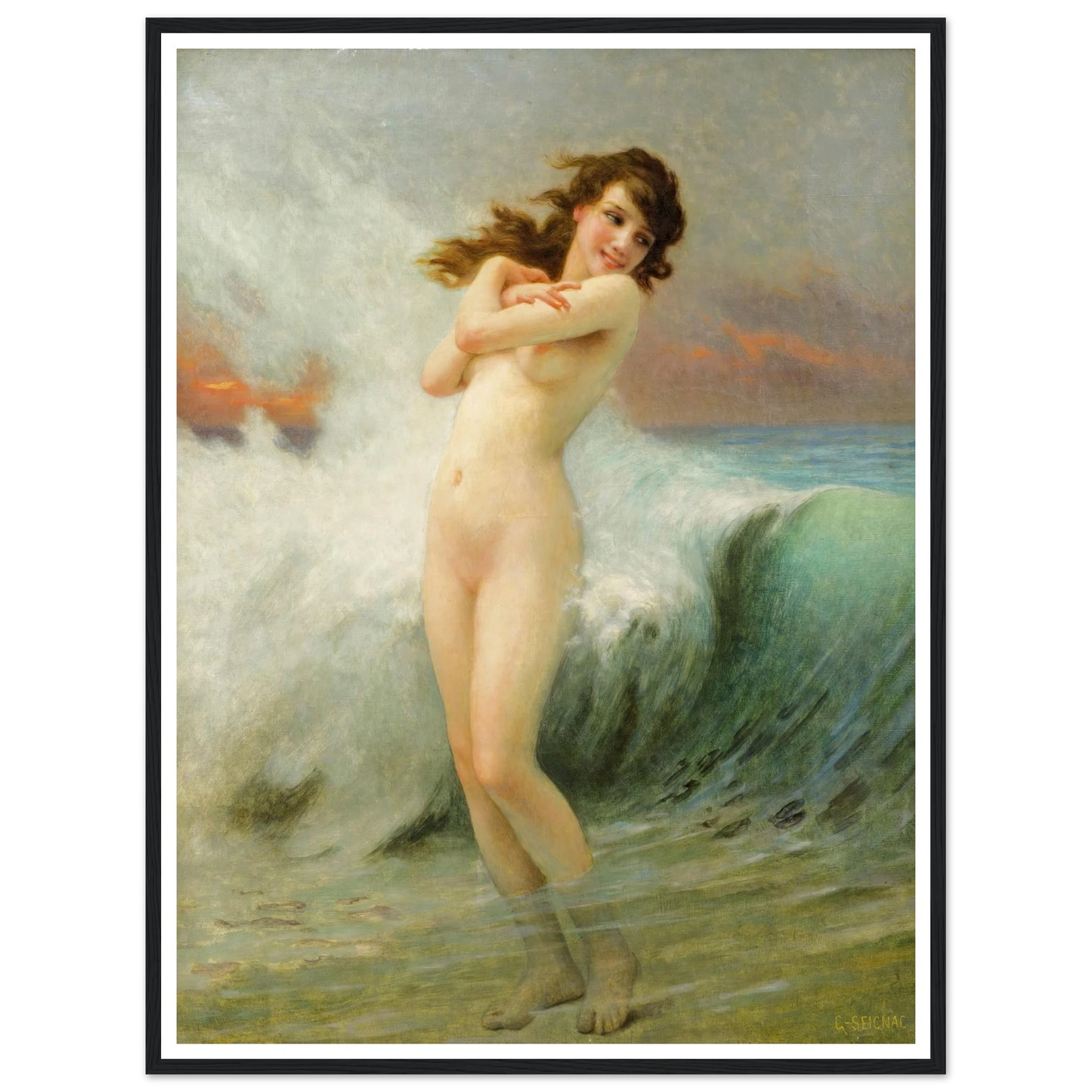 The Wave Art Print | Guillaume Seignac-Quipham Collections
