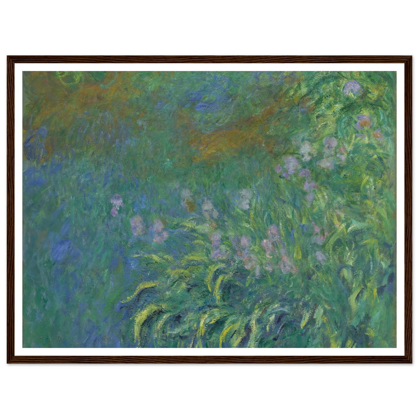 Irises (1914-17) Art Print | Claude Monet-Quipham Collections