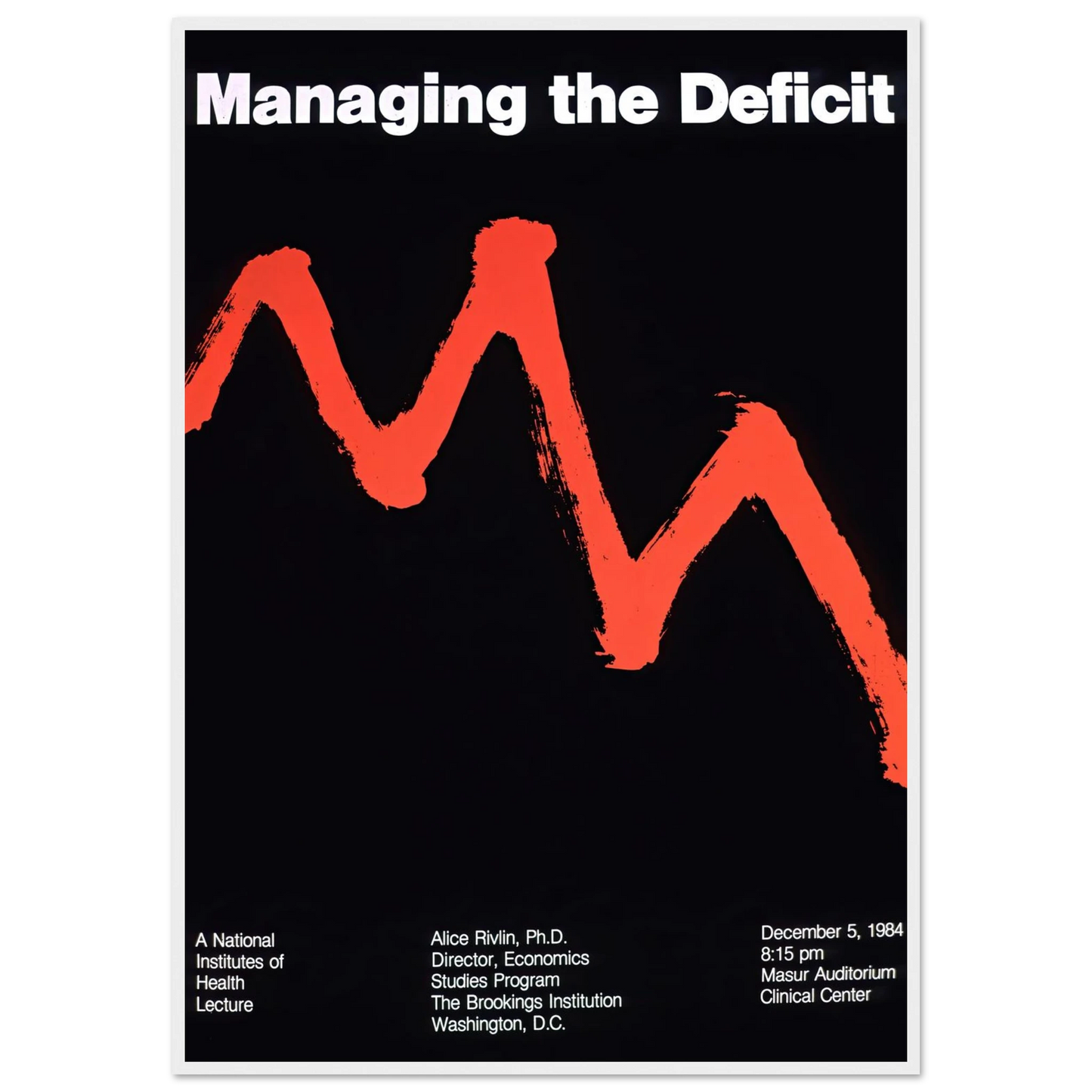 Managing the deficit (1984) Art Print | National Institutes of Health-Quipham Collections