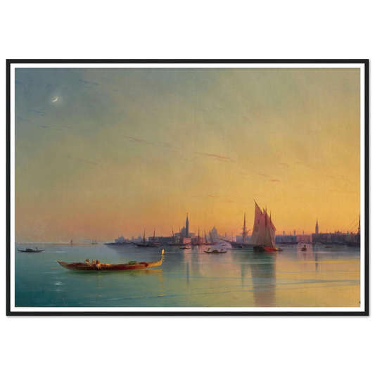 Venice at sunset (1873) Art Print | Ivan Konstantinovich Aivazovsky-Quipham Collections