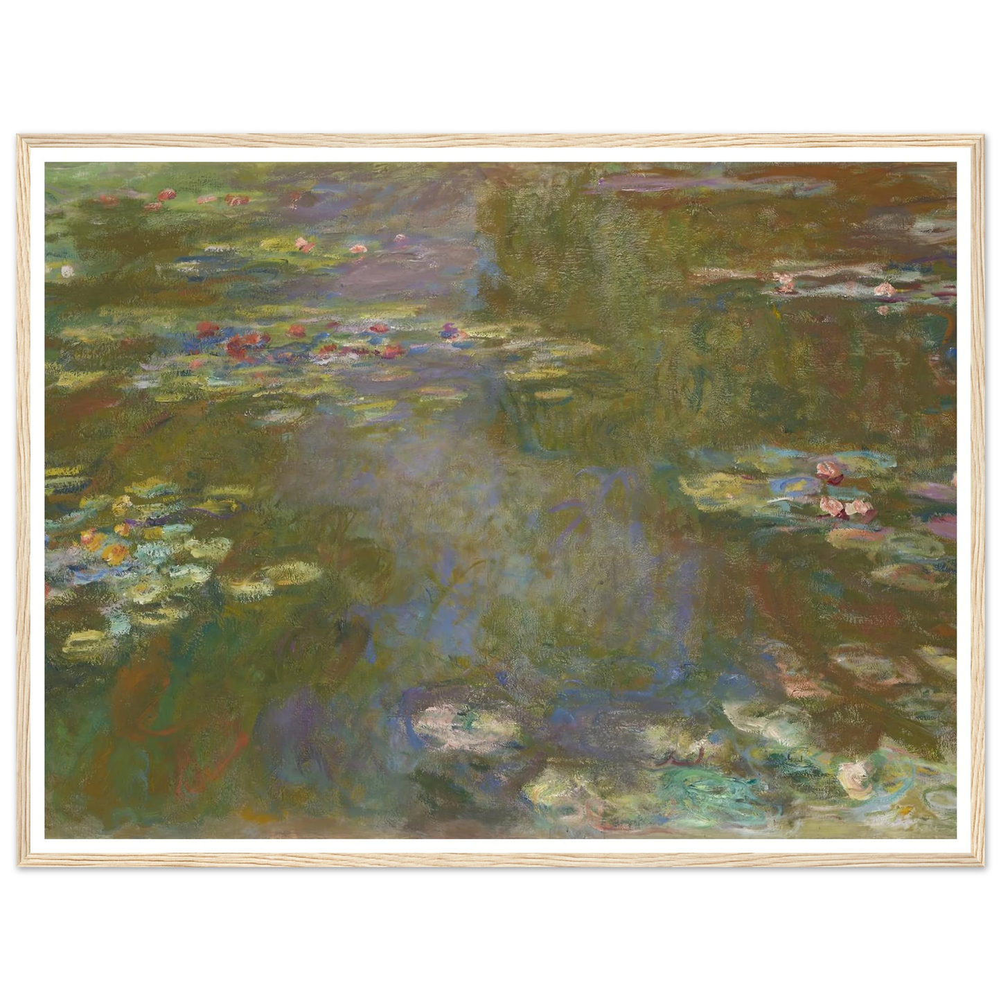 Water Lily Pond (1917-19) Art Print | Claude Monet-Quipham Collections