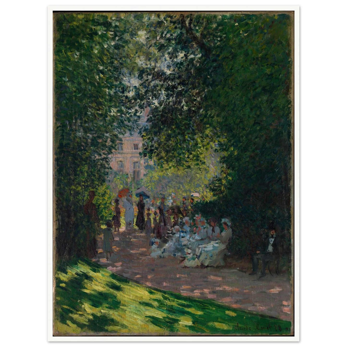 The Parc Monceau (1878) Art Print | Claude Monet-Quipham Collections