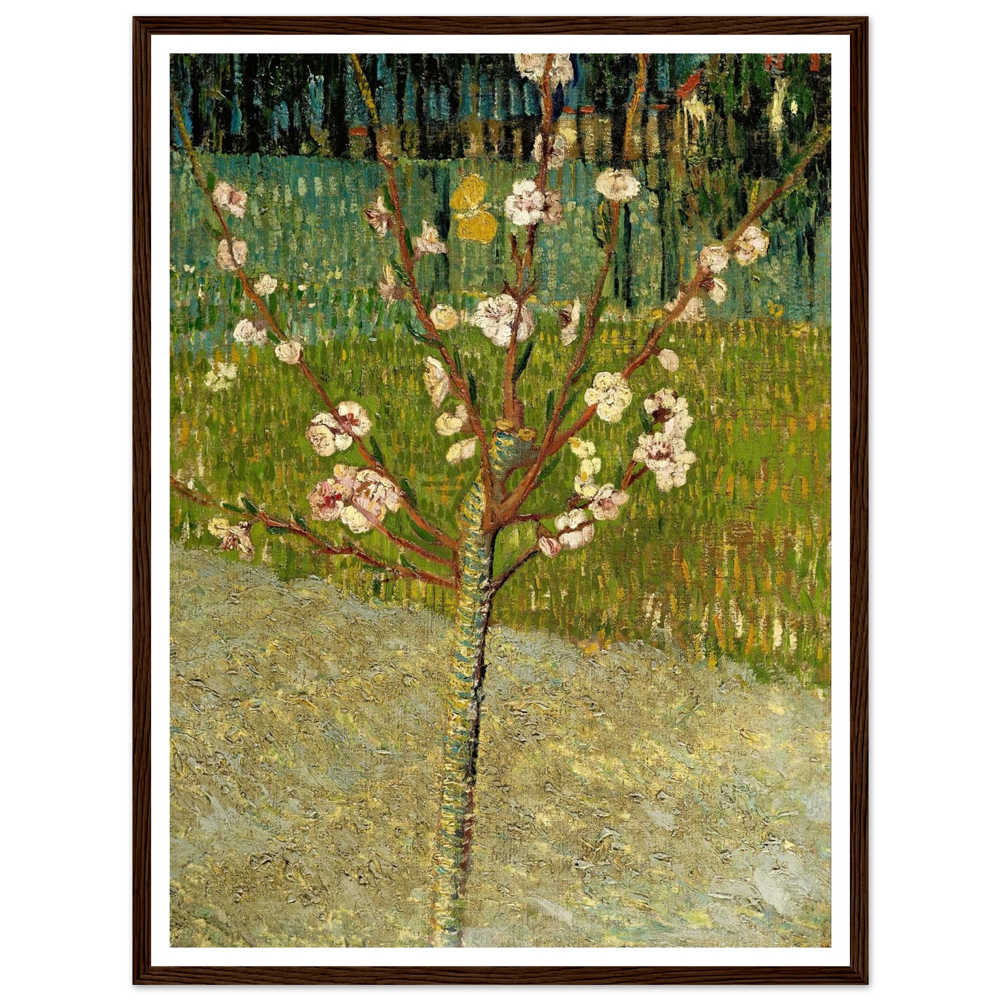 Almond tree in blossom Art Print | Vincent van Gogh-Quipham Collections