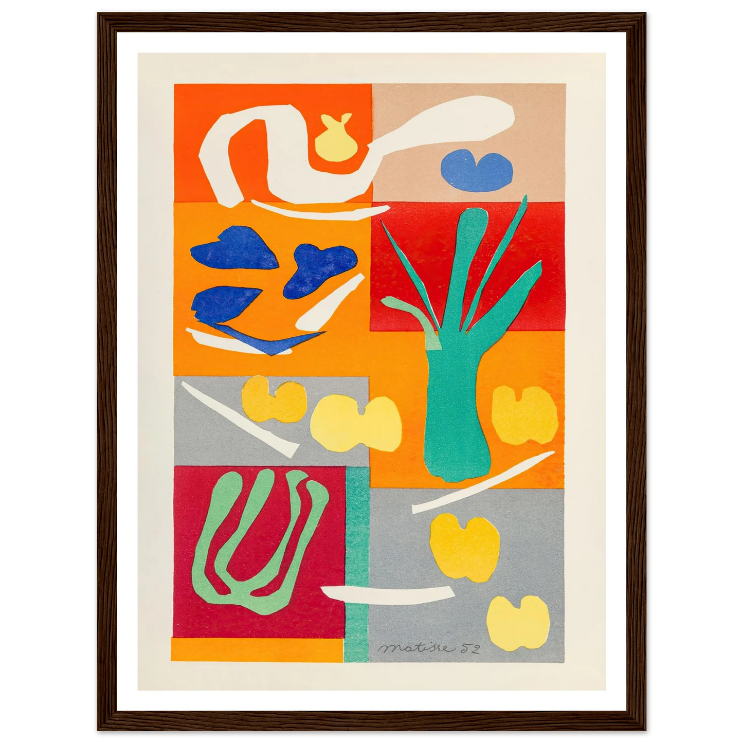 Végétaux (1952) Art Print | Henri Matisse-Quipham Collections