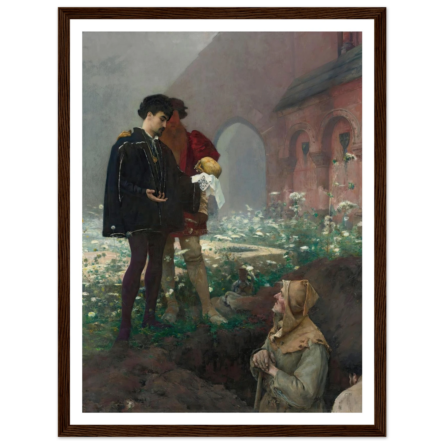 Hamlet Et Les Fossoyeurs (1884) Art Print | Pascal Adolphe Jean Dagnan Bouveret-Quipham Collections