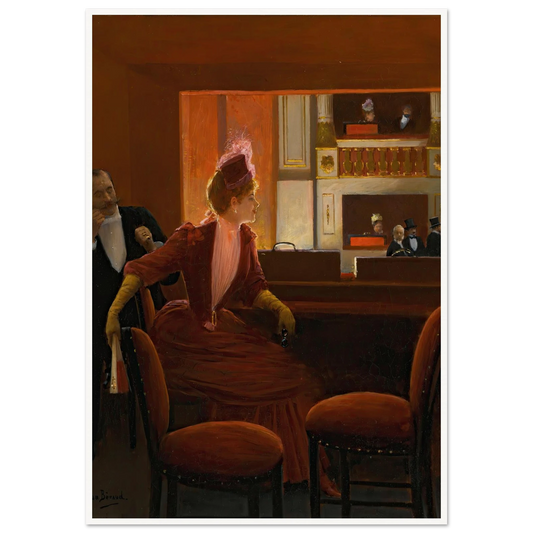 La Loge Art Print | Jean Beraud-Quipham Collections