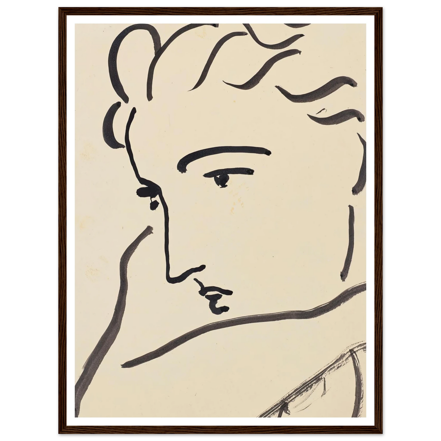 Profil de femme (1946) Art Print | Henri Matisse-Quipham Collections