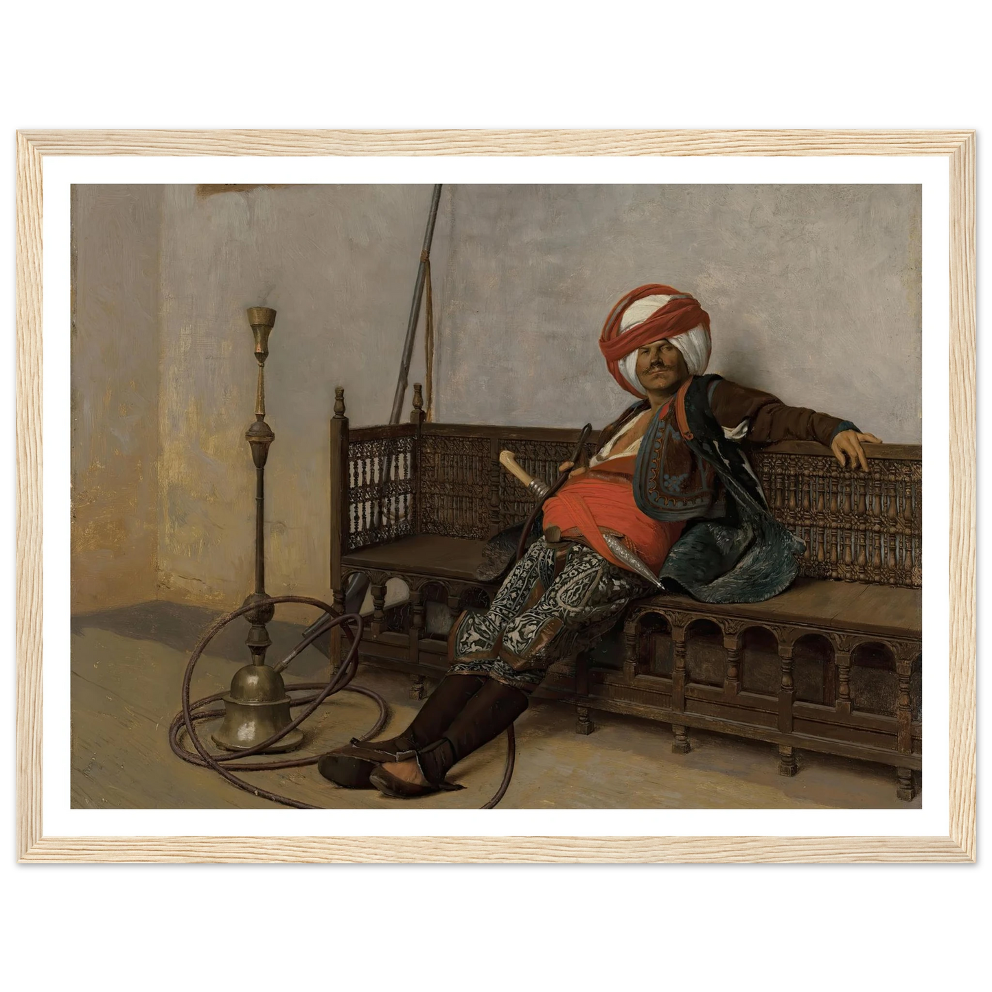 Chef arnaute Art Print | Jean Leon Gerome-Quipham Collections