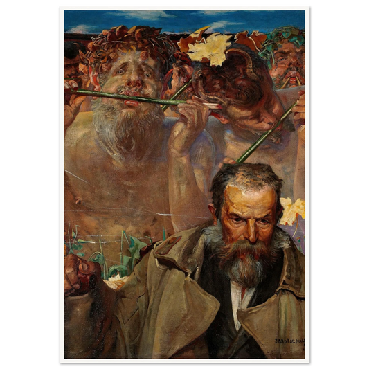 Story of a Song – Portrait of Adam Asnyk (1899) Art Print | Jacek Malczewski-Quipham Collections