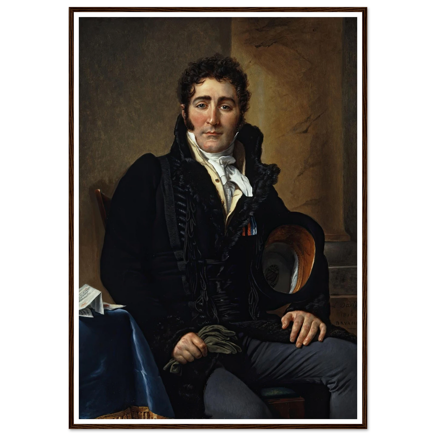 Portrait of the Comte de Turenne (1816) Art Print | Jacques Louis David-Quipham Collections