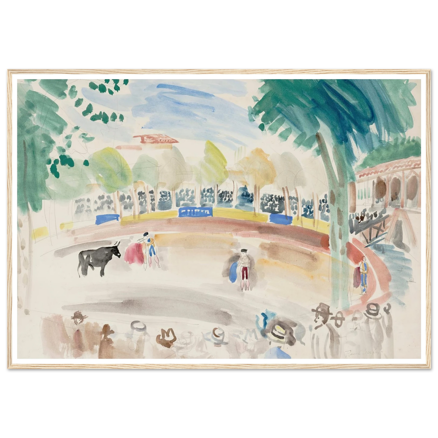 La corrida (1920) Art Print | Raoul Dufy-Quipham Collections