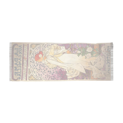 La Dame Aux Camelias | Alphonse Mucha Scarf – Art Nouveau Scarf-Quipham Collections