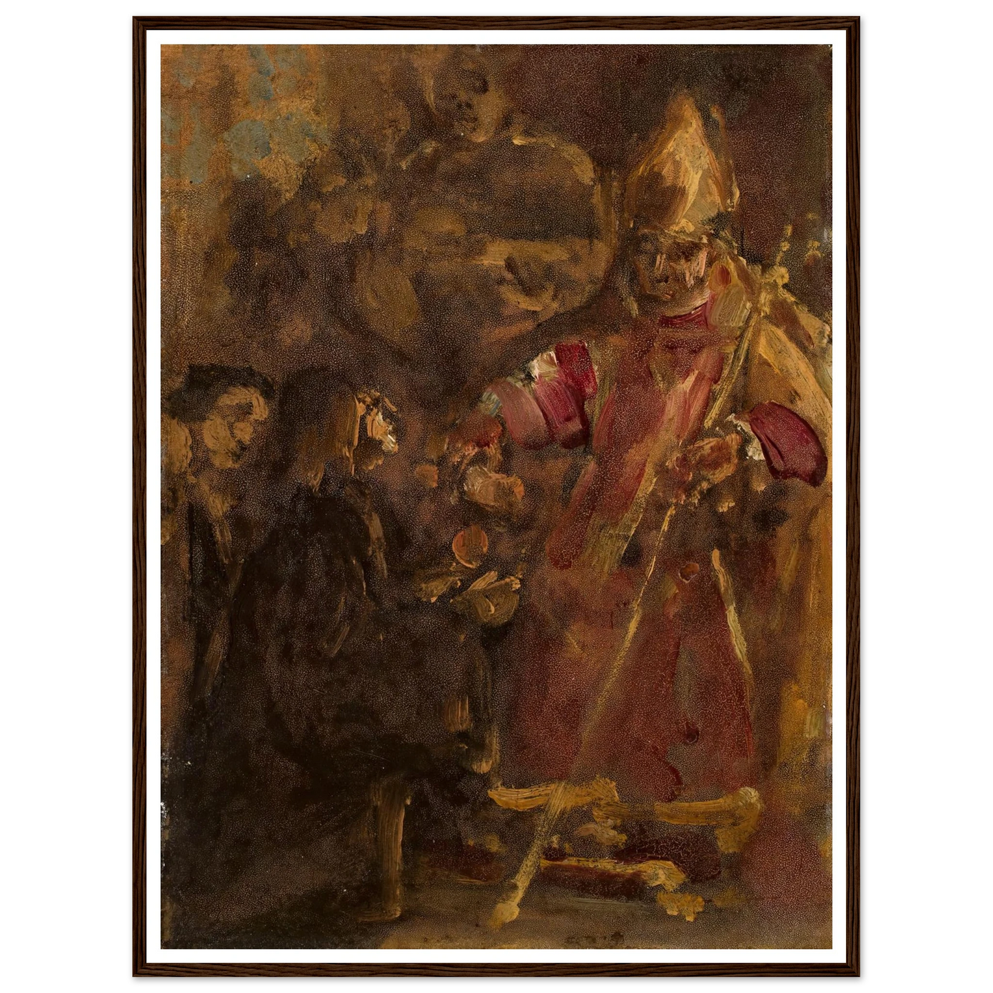 Bishop Lubrański establishes the Ecclesiastical Academy in Poznań, sketch (1886) Art Print | Jan Matejko-Quipham Collections
