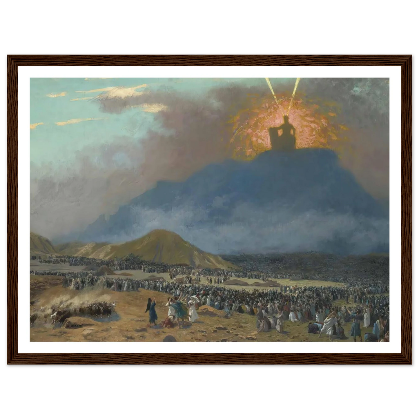 Moses On Mount Sinai Art Print | Jean Leon Gerome-Quipham Collections