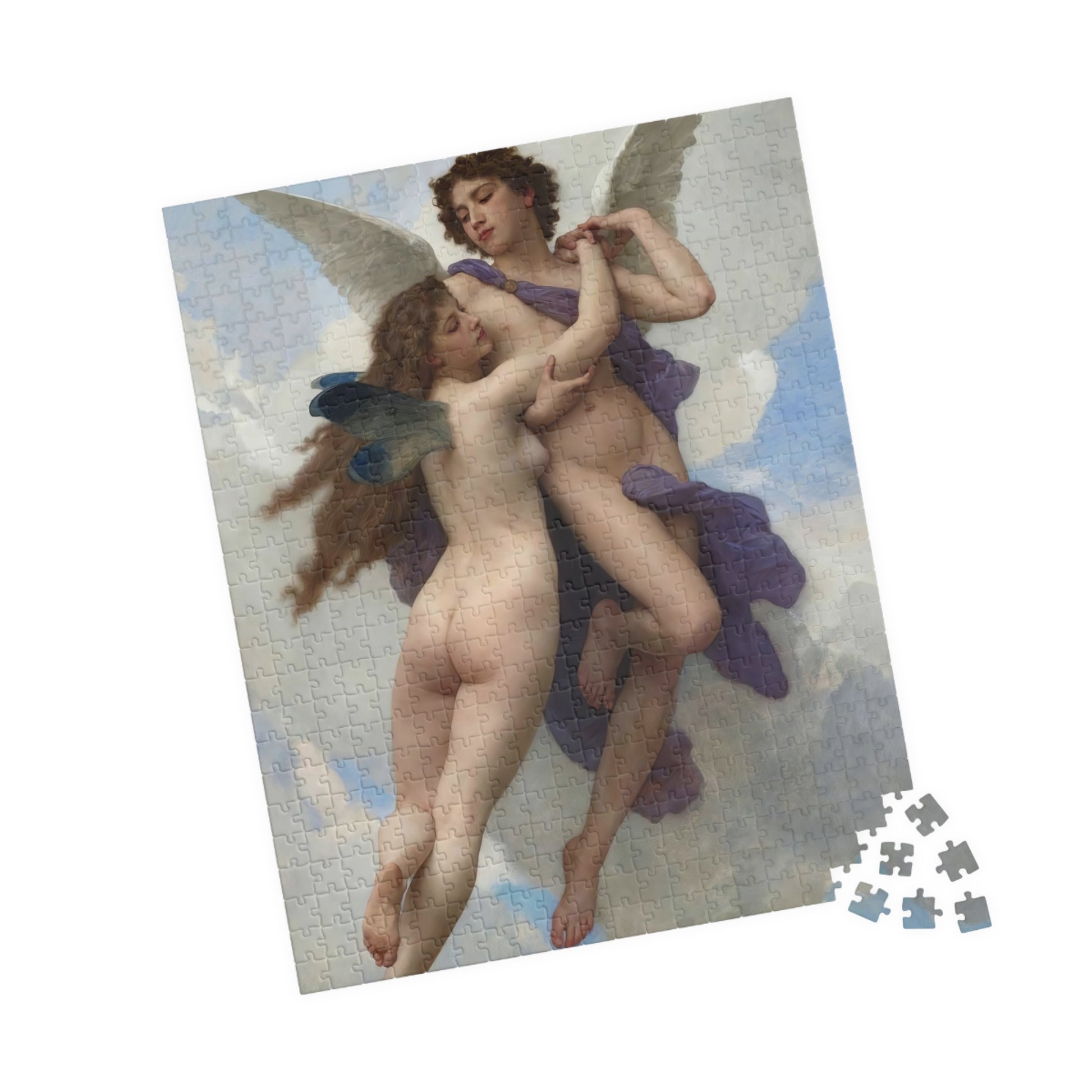 Cupid and Psyche as Children Puzzle | William-Adolphe Bouguereau-Quipham Collections