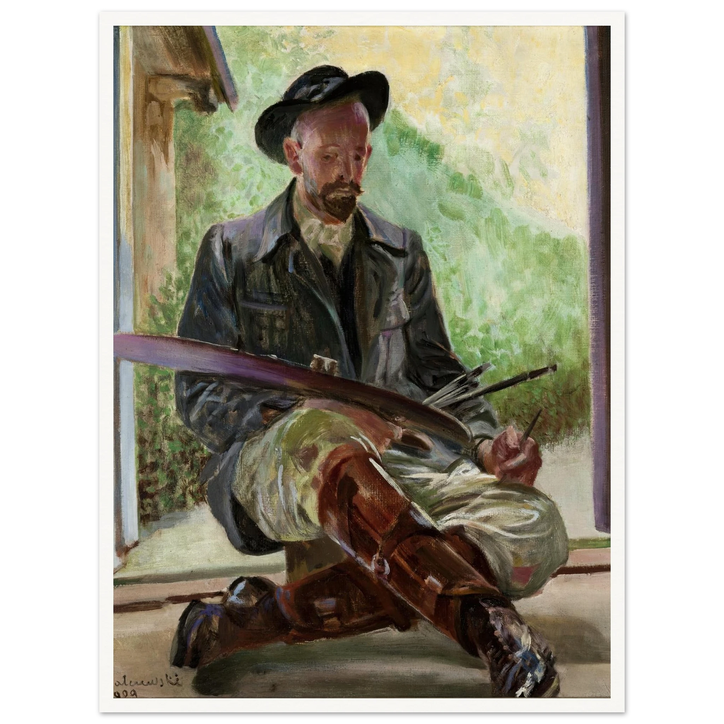 My Models – Triptych (Central Part) (1909) Art Print | Jacek Malczewski-Quipham Collections