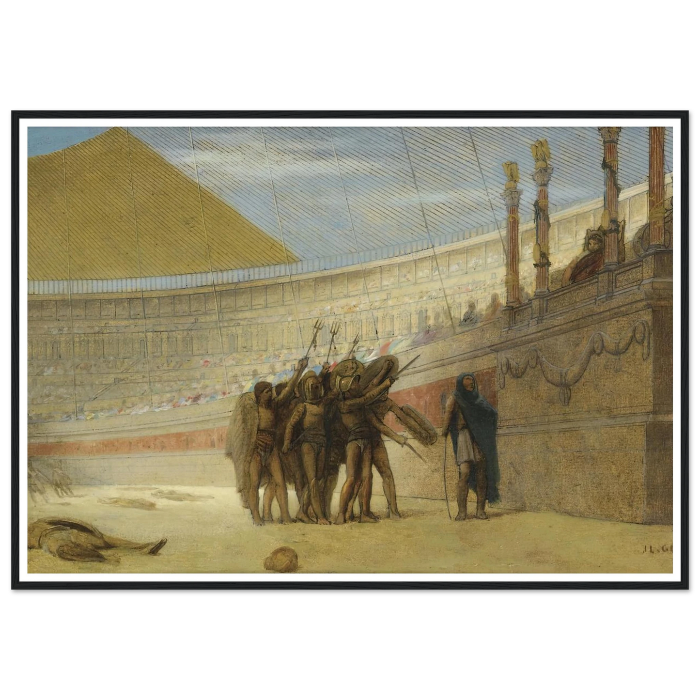 Ave Caesar, morituri te salutant Art Print | Jean Leon Gerome-Quipham Collections