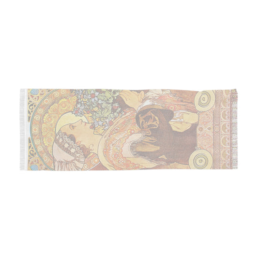 Chardon de greves | Alphonse Mucha Scarf – Art Nouveau Scarf-Quipham Collections