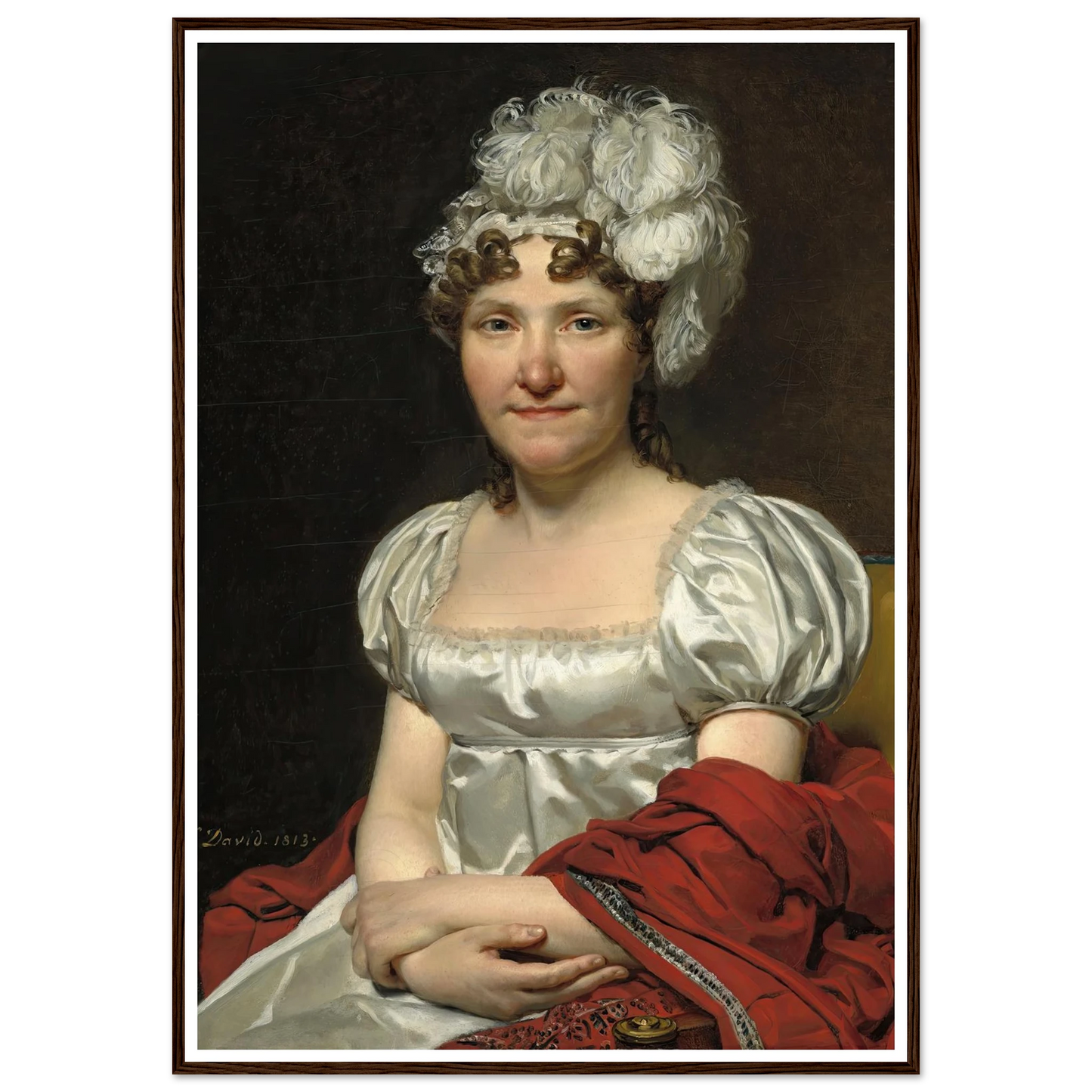 Madame David (1813) Art Print | Jacques Louis David-Quipham Collections