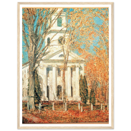 Church at Old Lyme, Connecticut (1905) Art Print | Childe Hassam-Quipham Collections