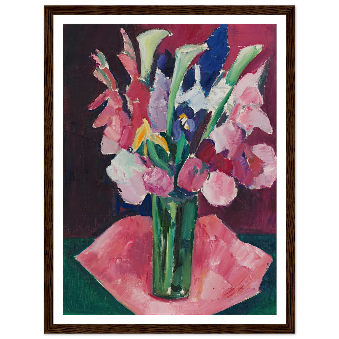 Flowers In A Vase Art Print | Marsden Hartley-Quipham Collections