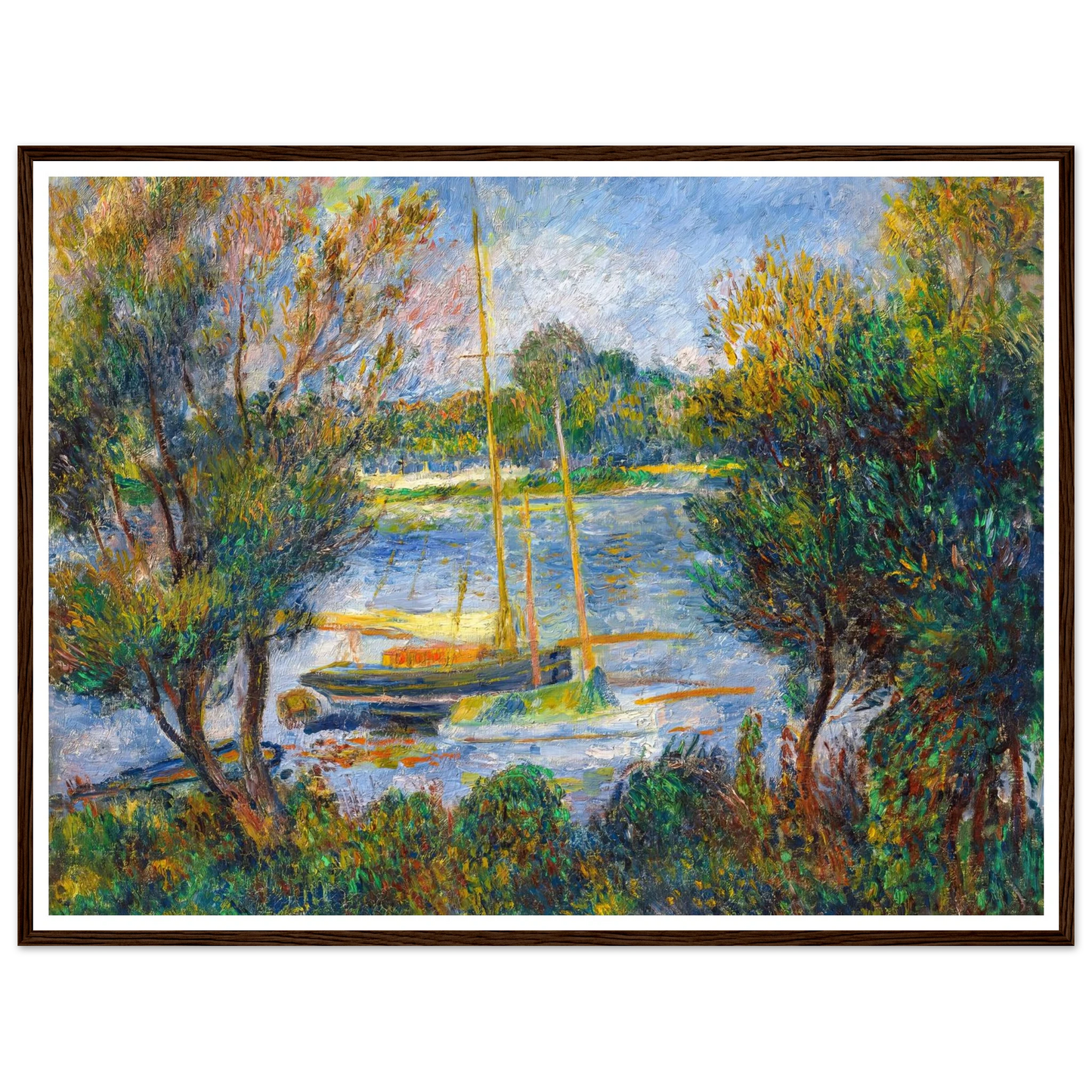 La Seine à Argenteuil (1888) Art Print | Pierre Auguste Renoir-Quipham Collections