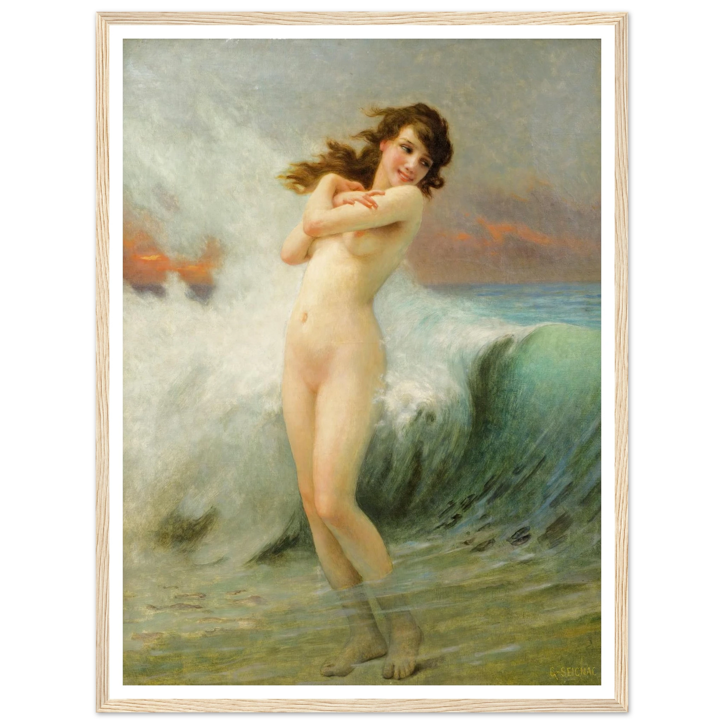 The Wave Art Print | Guillaume Seignac-Quipham Collections