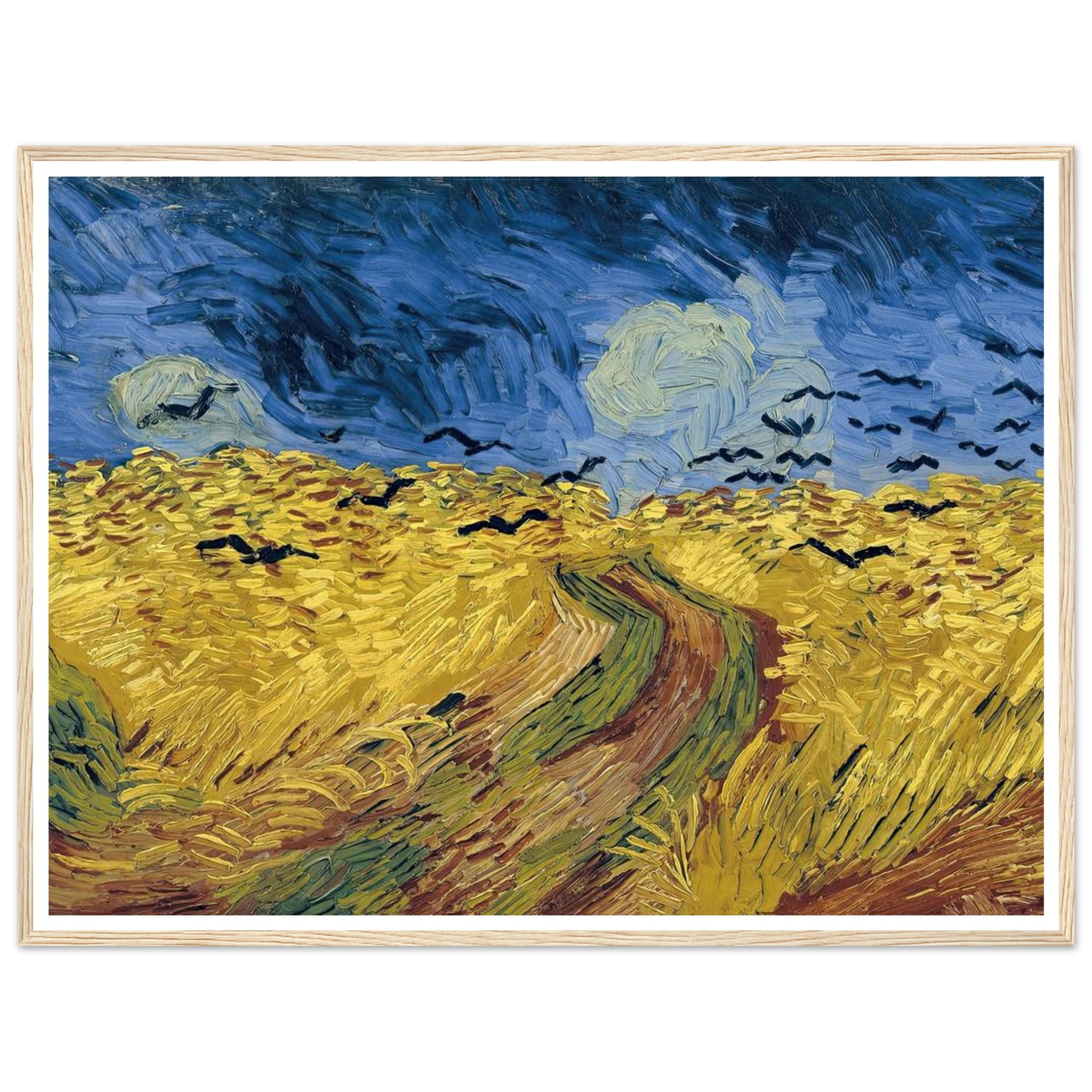 Wheatfield with Crows (1890) Art Print | Vincent van Gogh-Quipham Collections