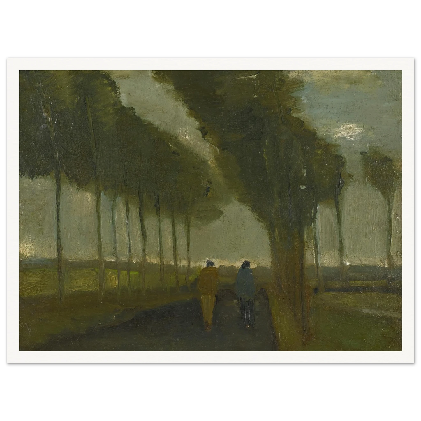 L’allée Aux Deux Promeneurs (1883) Art Print | Vincent van Gogh-Quipham Collections