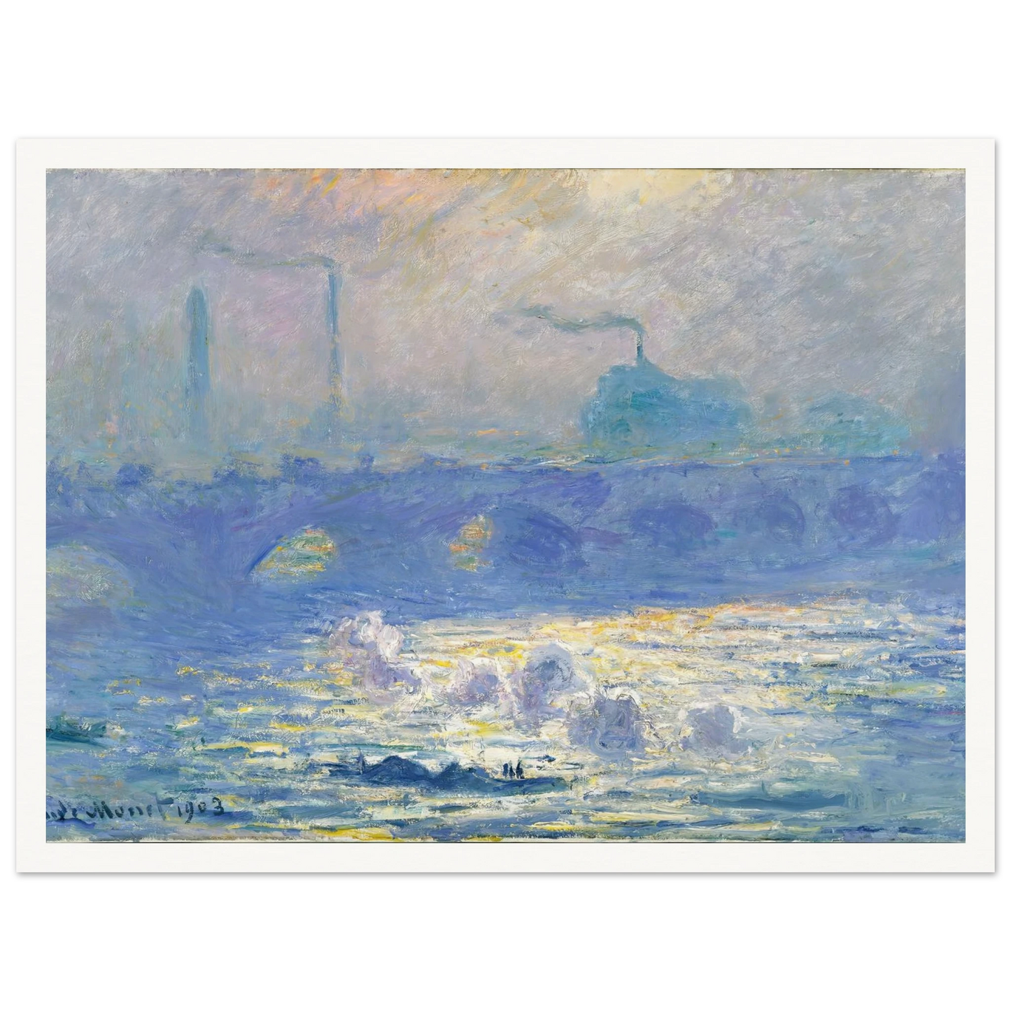 Waterloo Bridge (1903) Art Print | Claude Monet-Quipham Collections
