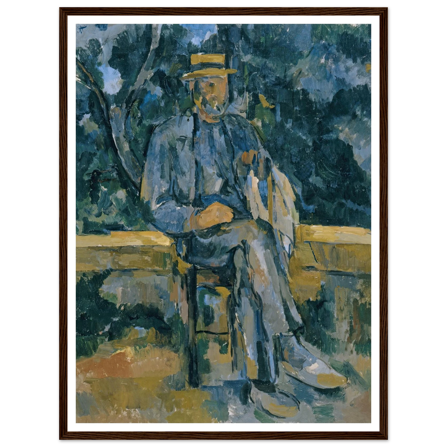 Portrait of Peasant (from 1905 until 1906) Art Print | Paul Cezanne-Quipham Collections