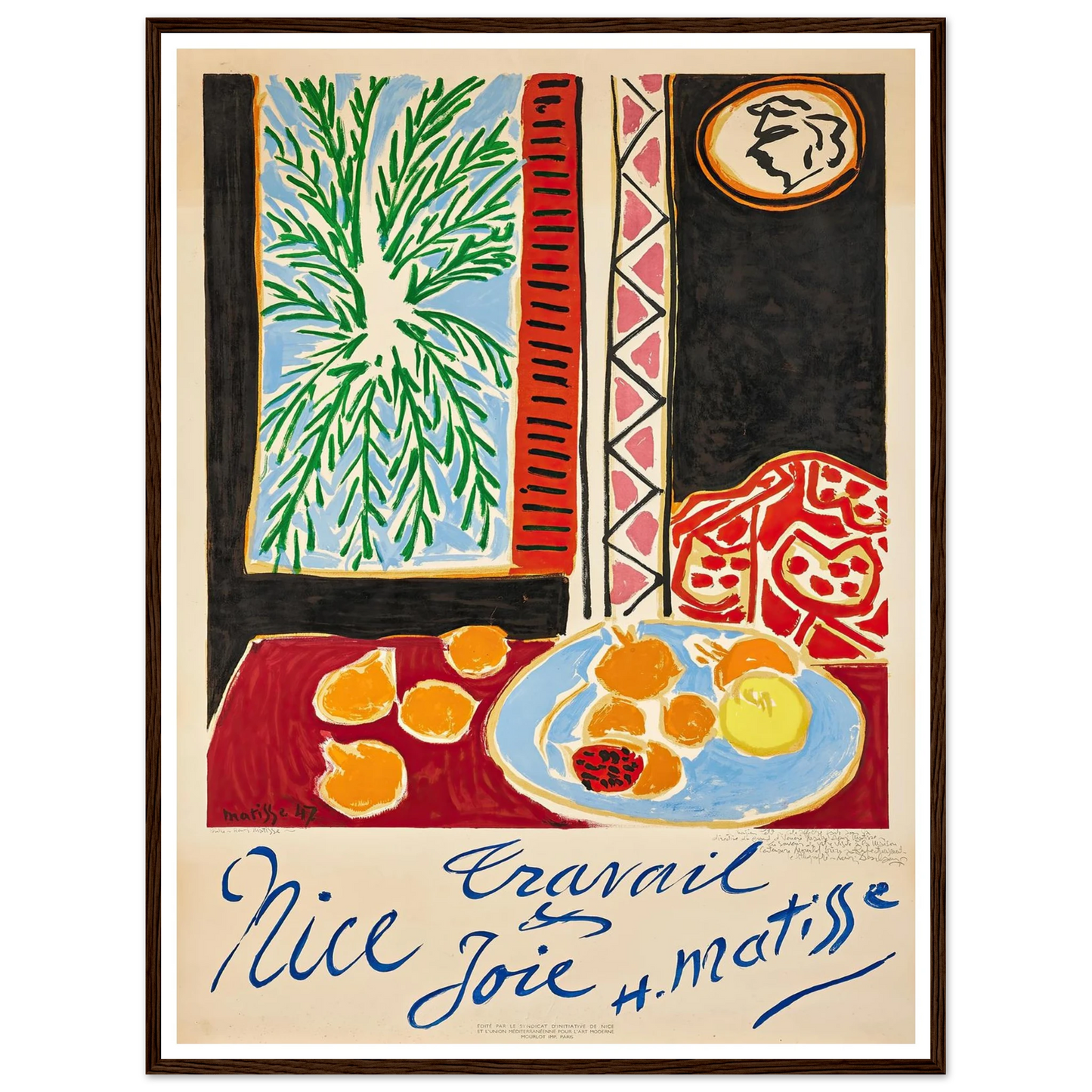 Nice Travail et Joie (1947) Art Print | Henri Matisse-Quipham Collections