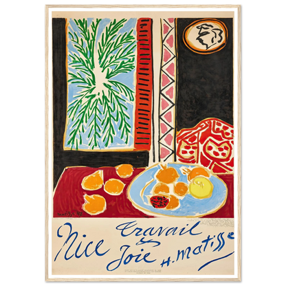 Nice Travail et Joie (1947) Art Print | Henri Matisse-Quipham Collections