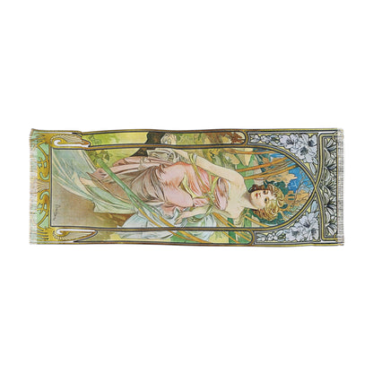 The Morning Awakening | Alphonse Mucha Scarf – Art Nouveau Scarf-Quipham Collections