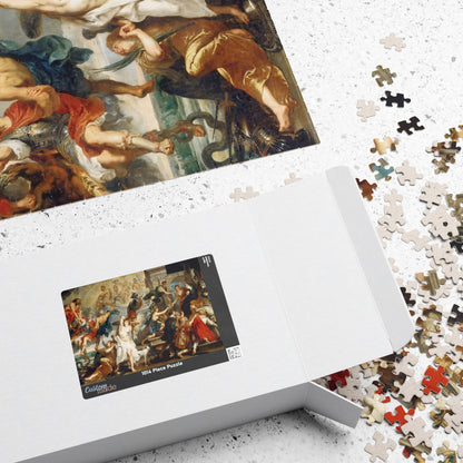 Death of Henry IV and the Proclamation of the Regency of Marie de Médicis Puzzle | Peter Paul Rubens-Quipham Collections