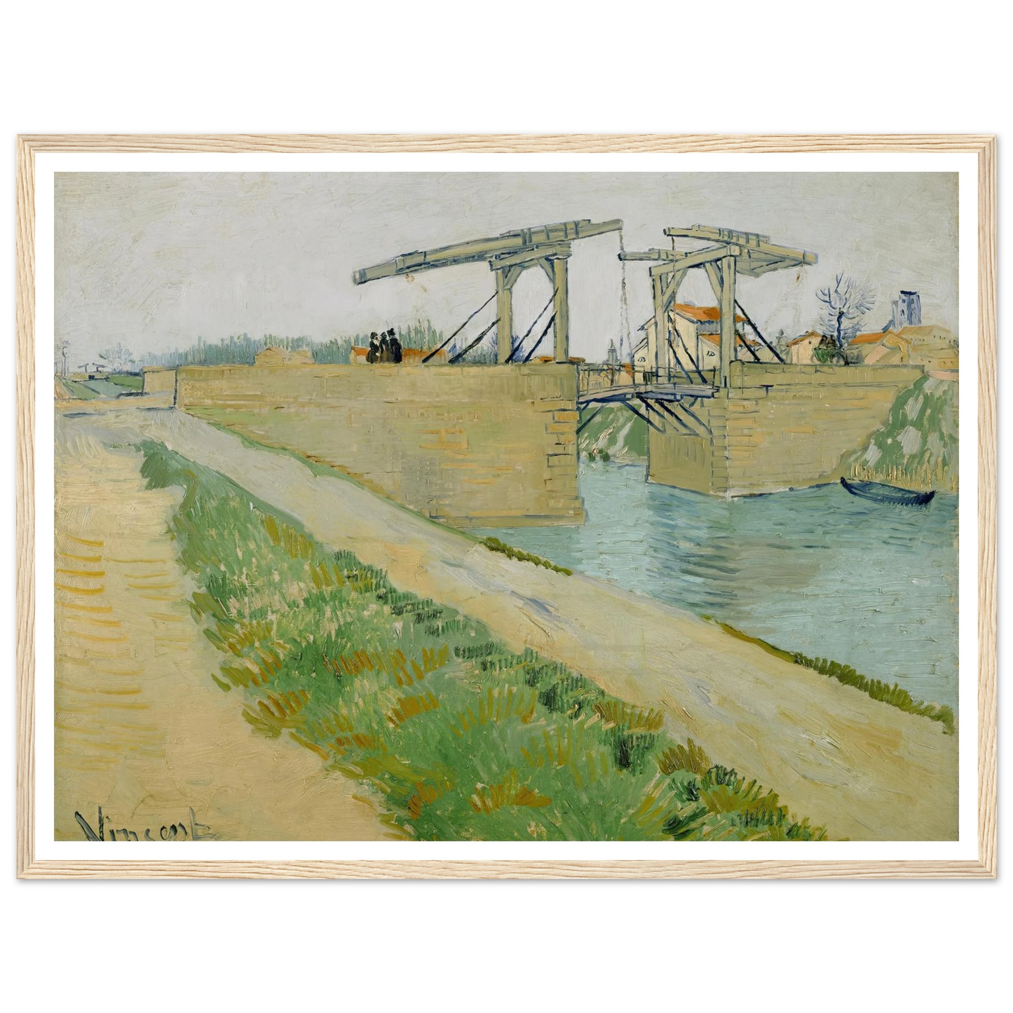 The Langlois bridge (1888) Art Print | Vincent van Gogh-Quipham Collections