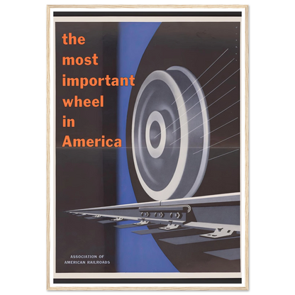 The most important wheels in America. (1952) Art Print | Joseph Binder-Quipham Collections