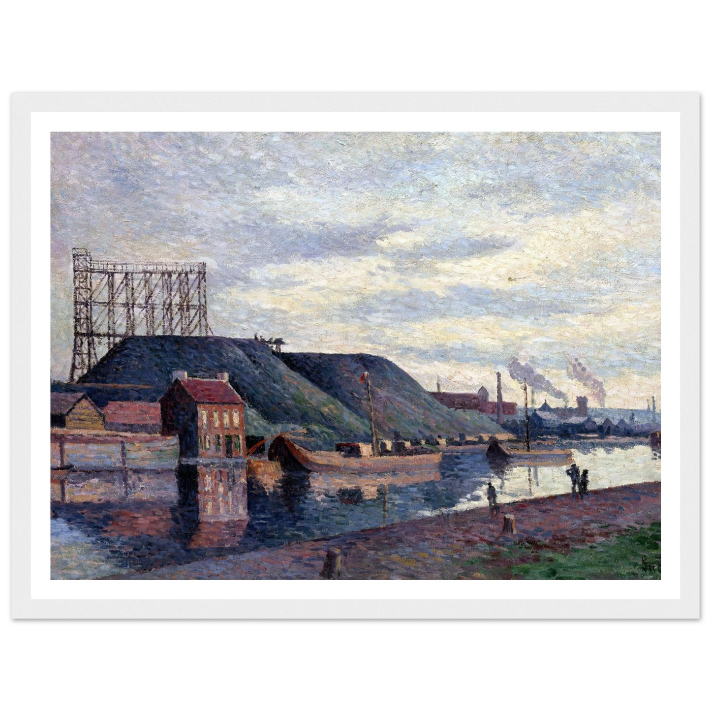 Les terrils de Sacré Madame (1897) Art Print | Maximilien Luce-Quipham Collections