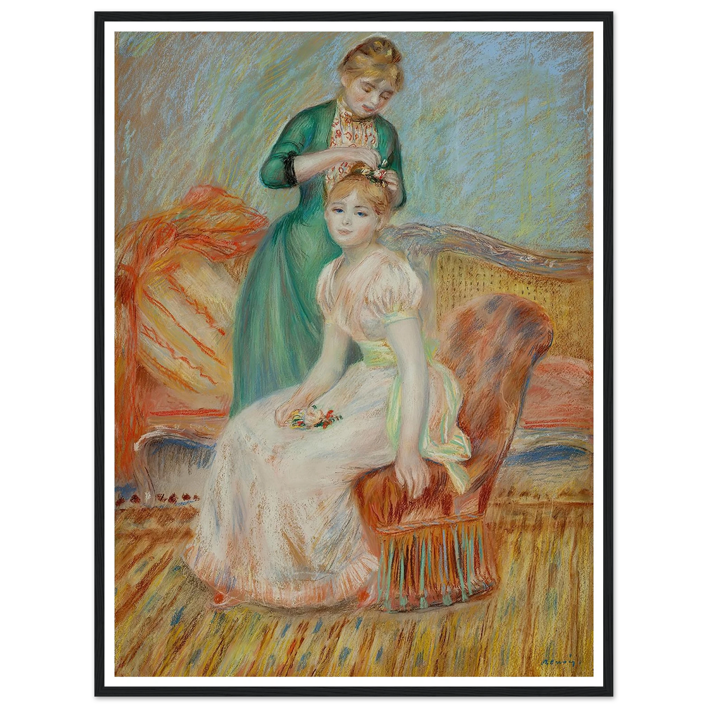 La Toilette (1889) Art Print | Pierre Auguste Renoir-Quipham Collections
