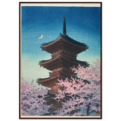 Haru no yu, Ueno Toshogu (Spring evening at Toshogu in Ueno) (1948) Art Print | Kawase Hasui-Quipham Collections