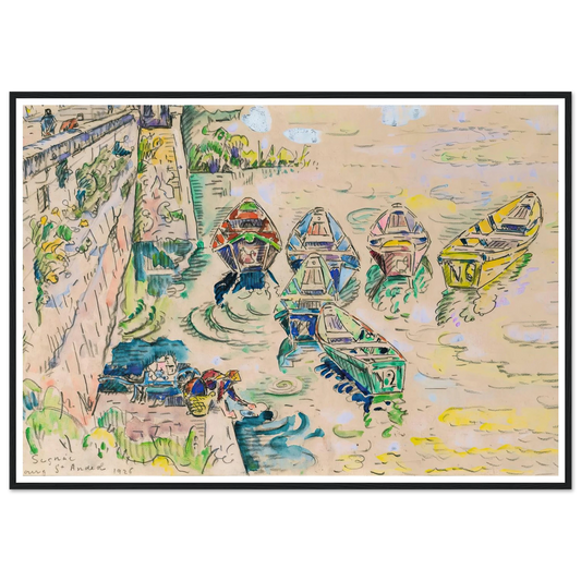 Bourg Saint-Andéo (1926) Art Print | Paul Signac-Quipham Collections