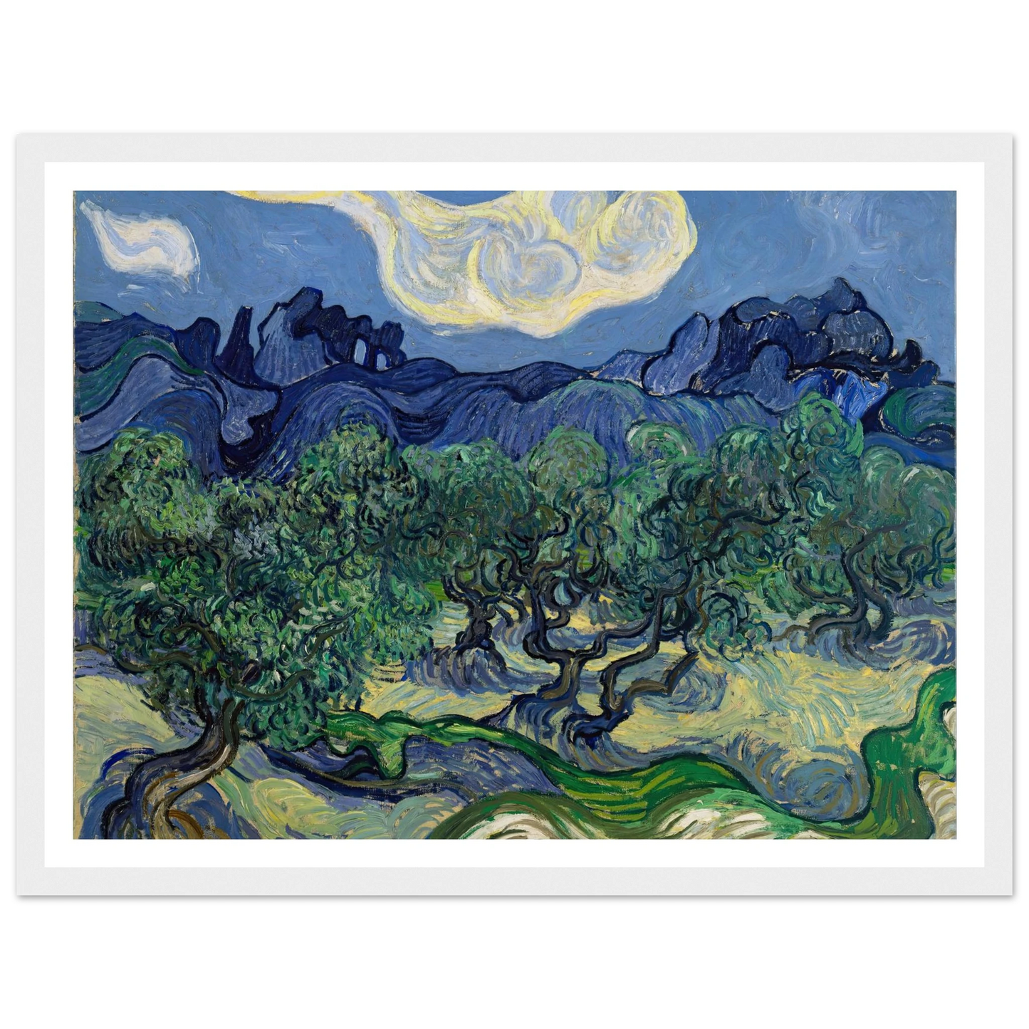 The Olive Trees (1889) Art Print | Vincent van Gogh-Quipham Collections