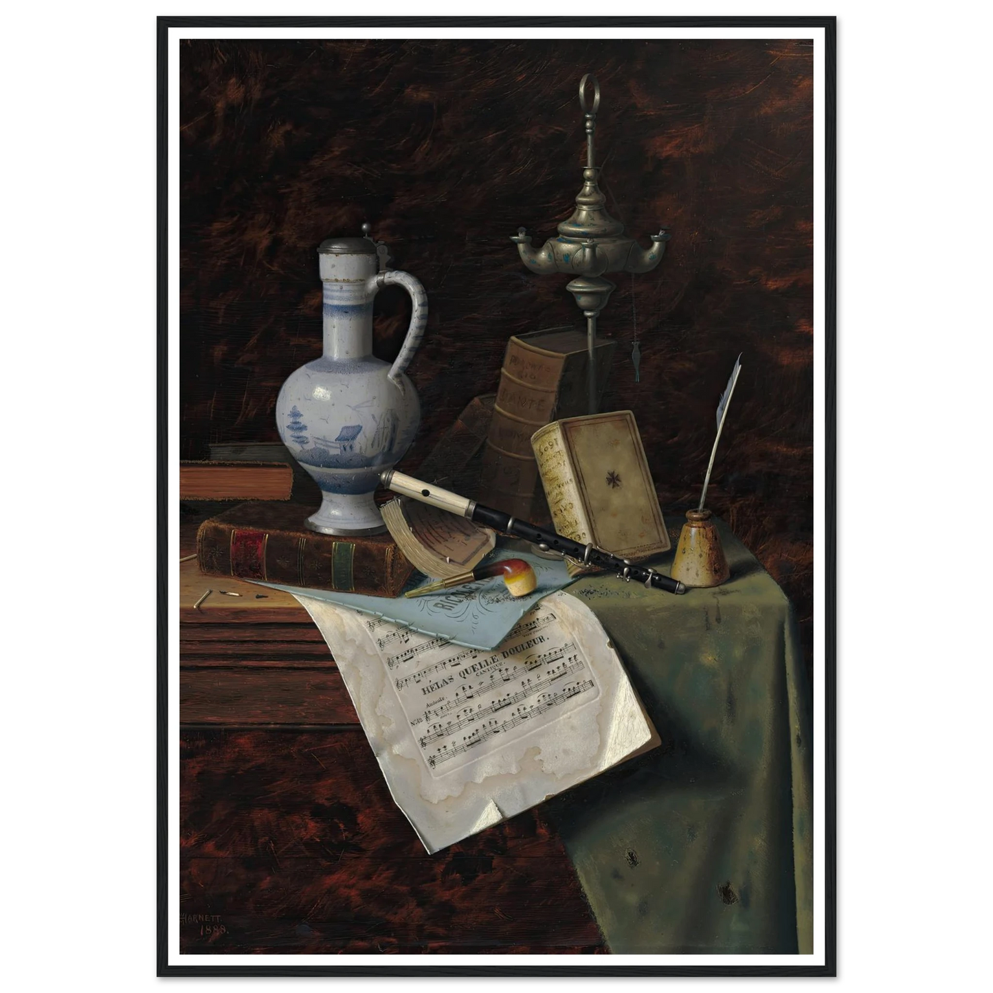 My Gems (1888) Art Print | William Michael Harnett-Quipham Collections