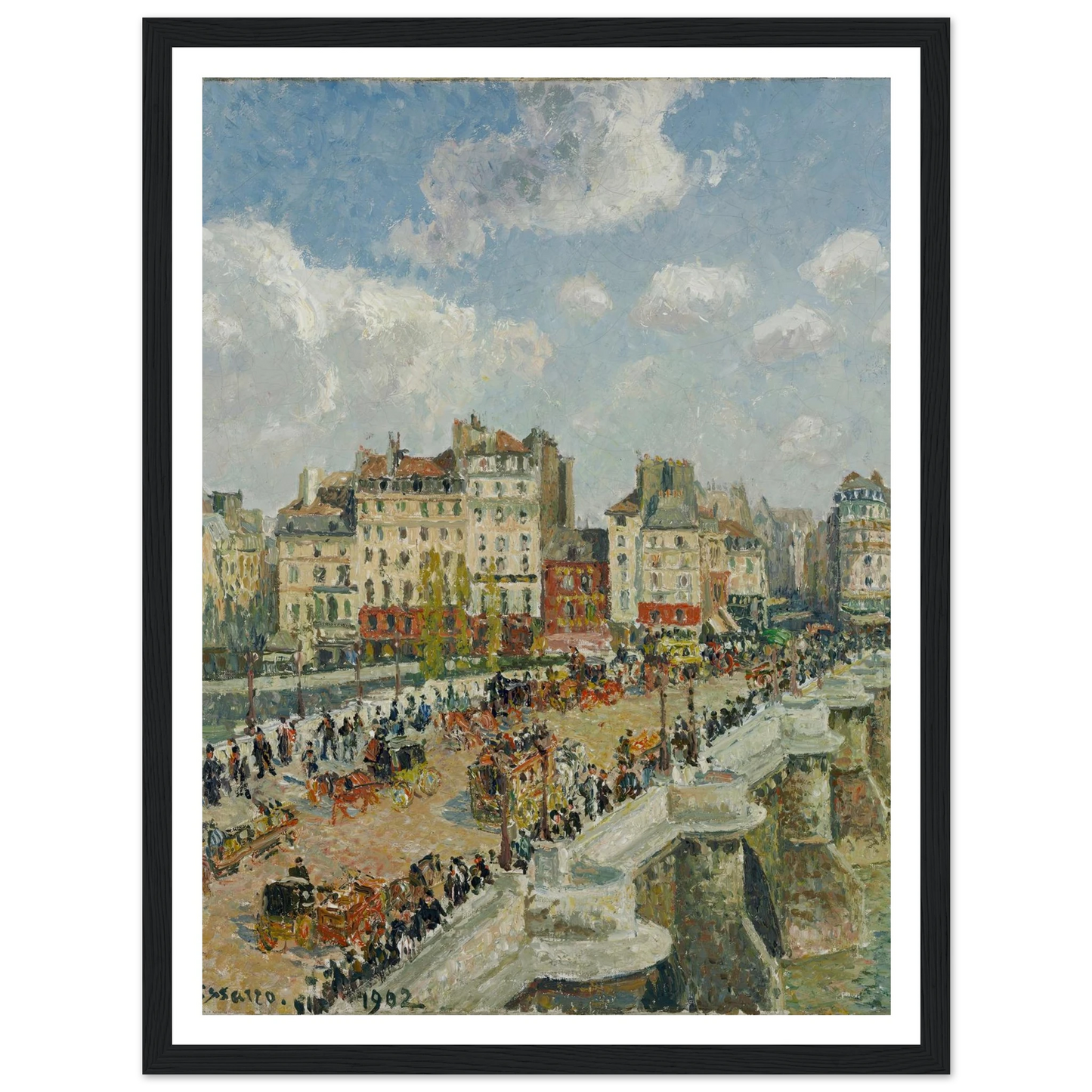 The Pont-Neuf Art Print | Camille Pissarro-Quipham Collections