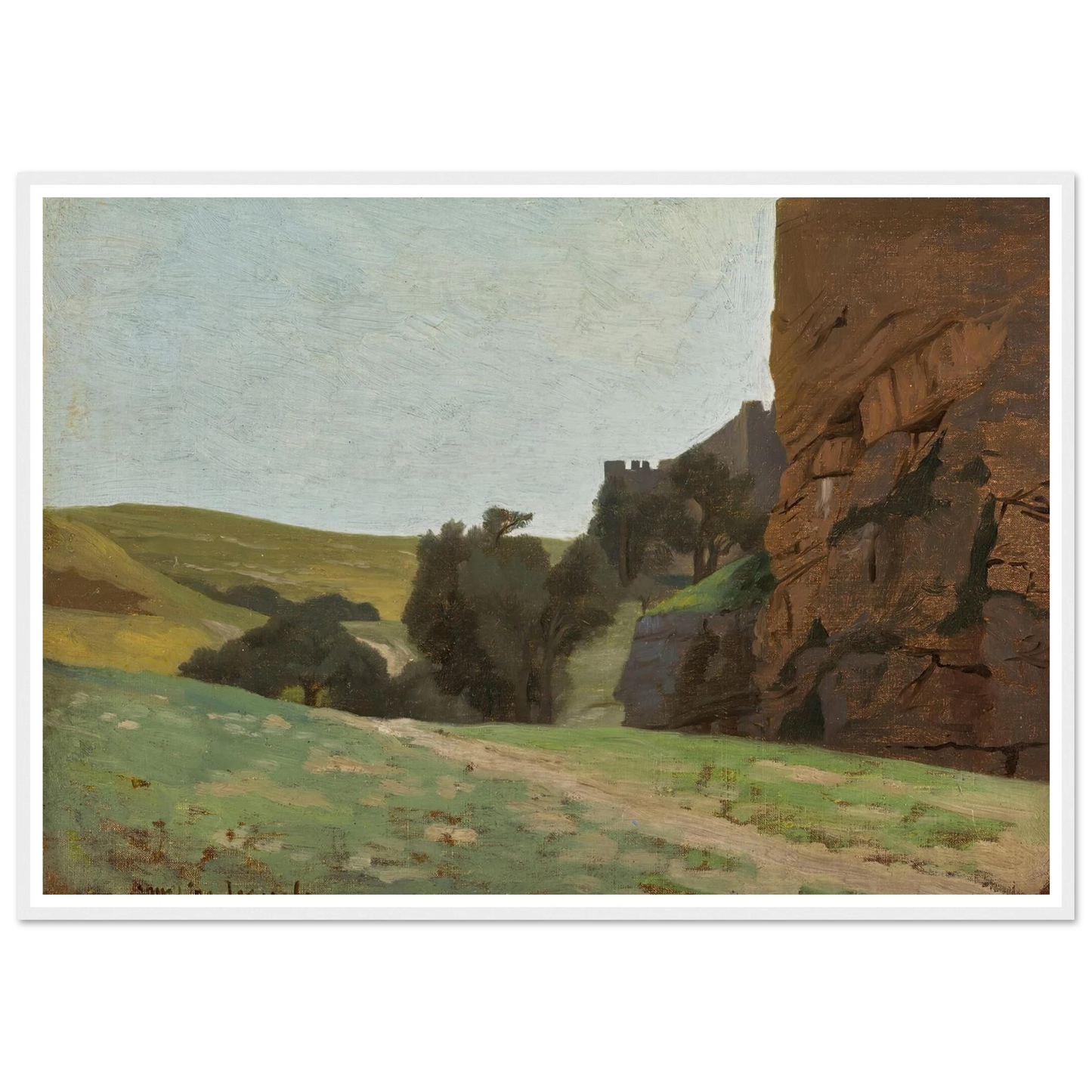 The Walls Of Jerusalem Art Print | Jean Leon Gerome-Quipham Collections